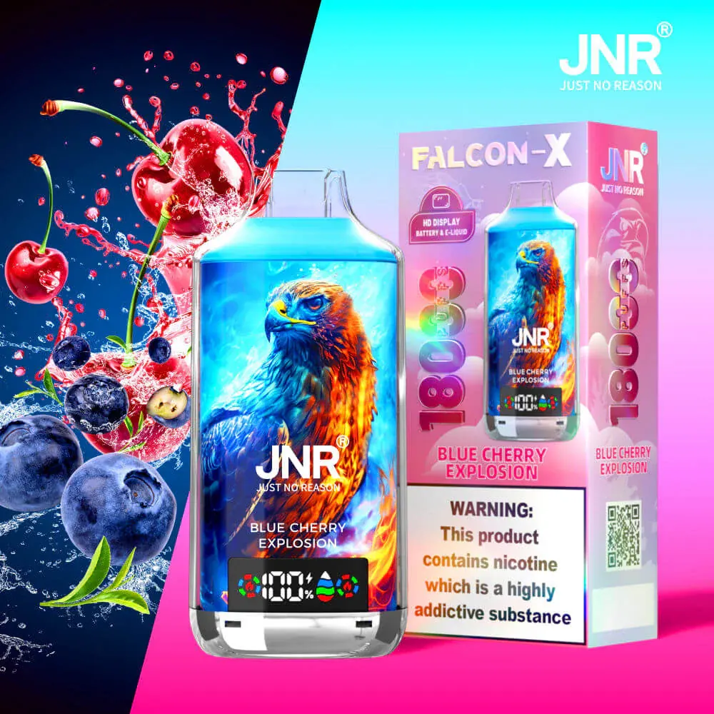 Puff JNR Falcon-X 18K Blue Cherry Explosion