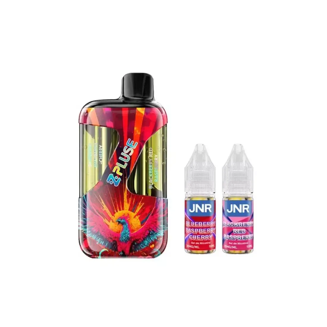 Puff JNR ZPluse 42K Blueberry Raspberry Cherry + Blackberry Red Raspberry