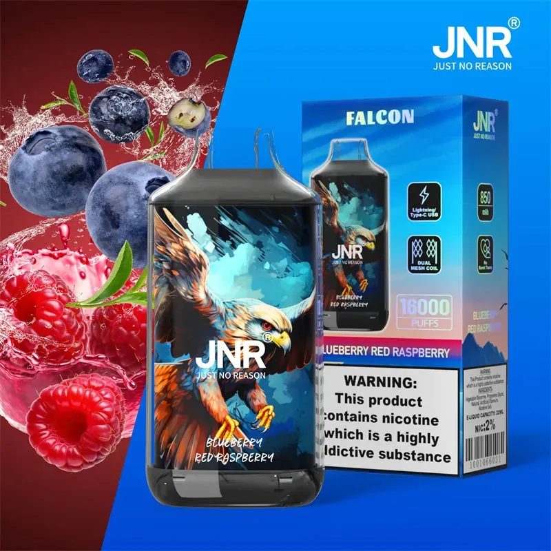 Puff JNR Falcon 16K Blueberry Red Raspberry