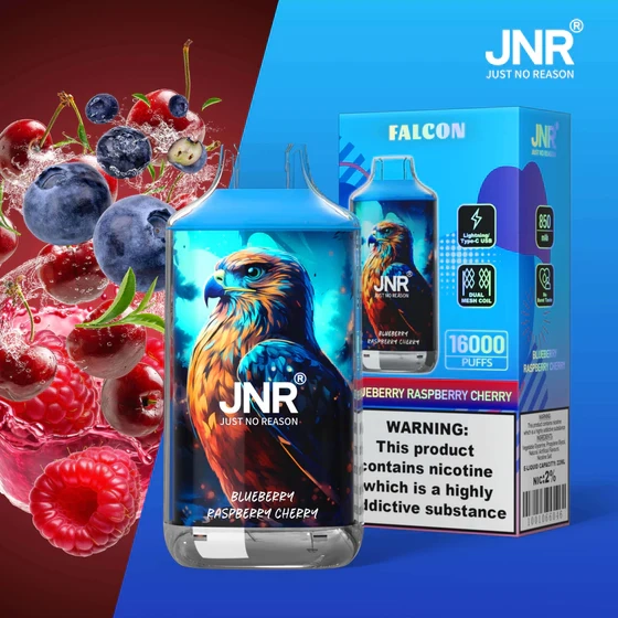 Puff JNR Falcon 16K Blueberry Raspberry Cherry