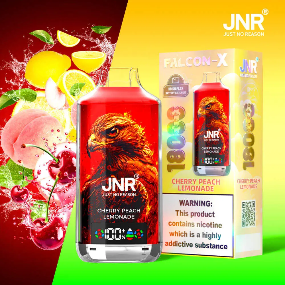 Puff JNR Falcon-X 18K Cherry Peach Lemonade
