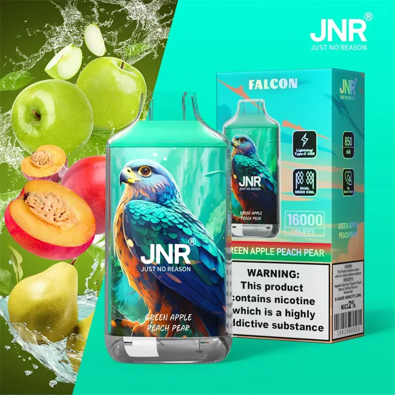 Puff JNR Falcon 16K Green Apple Peach Pear