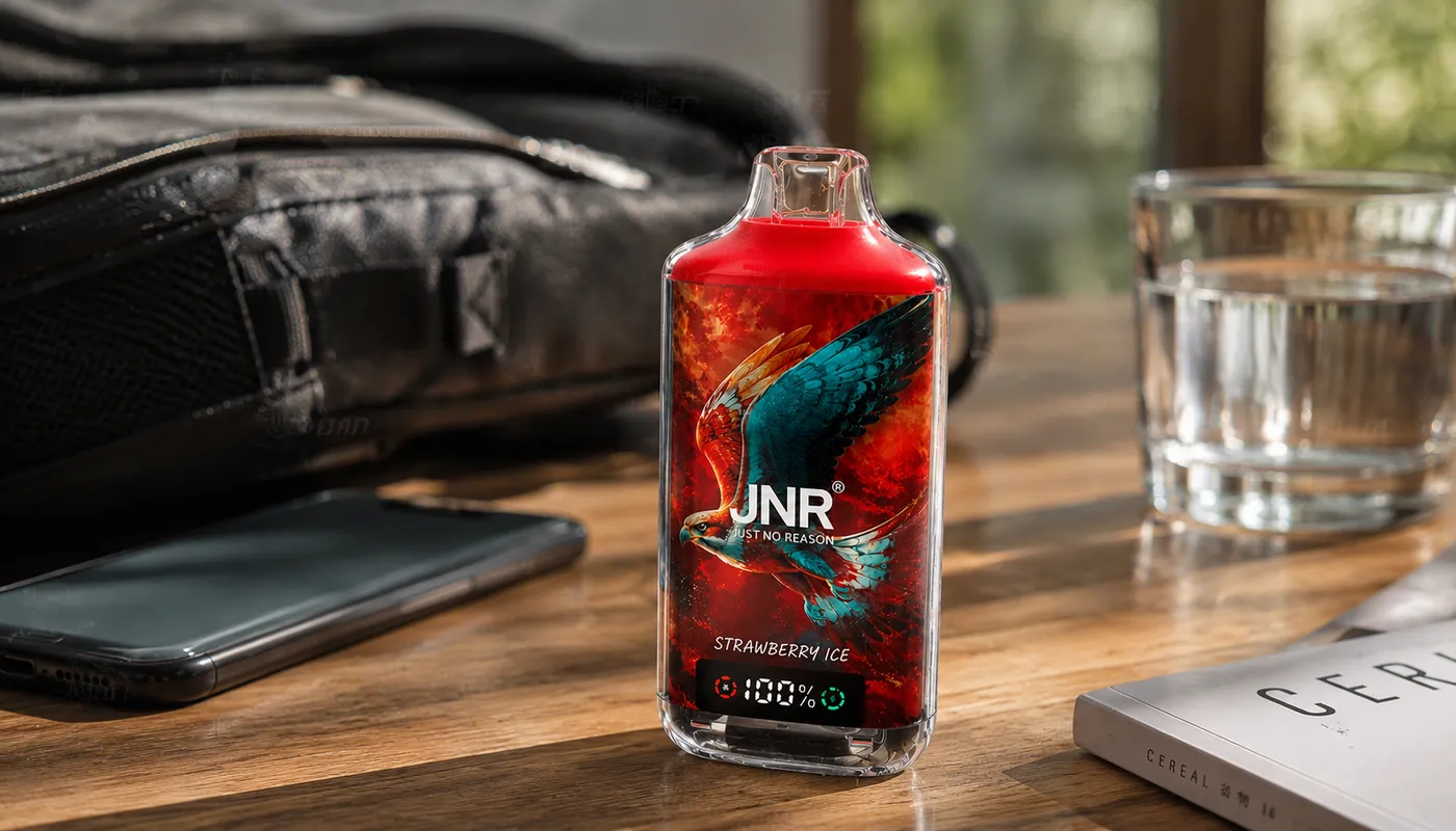 Écran LED de la JNR Falcon 16K affichant le pourcentage de batterie en direct
