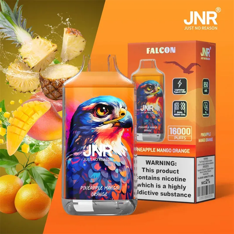 Puff JNR Falcon 16K Pineapple Mango Orange