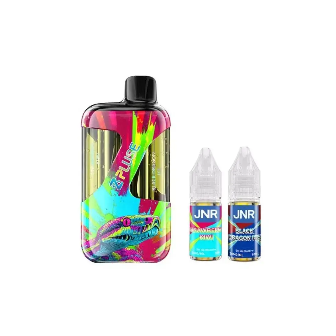 Puff JNR ZPluse 42K Strawberry Kiwi + Black Dragon Ice