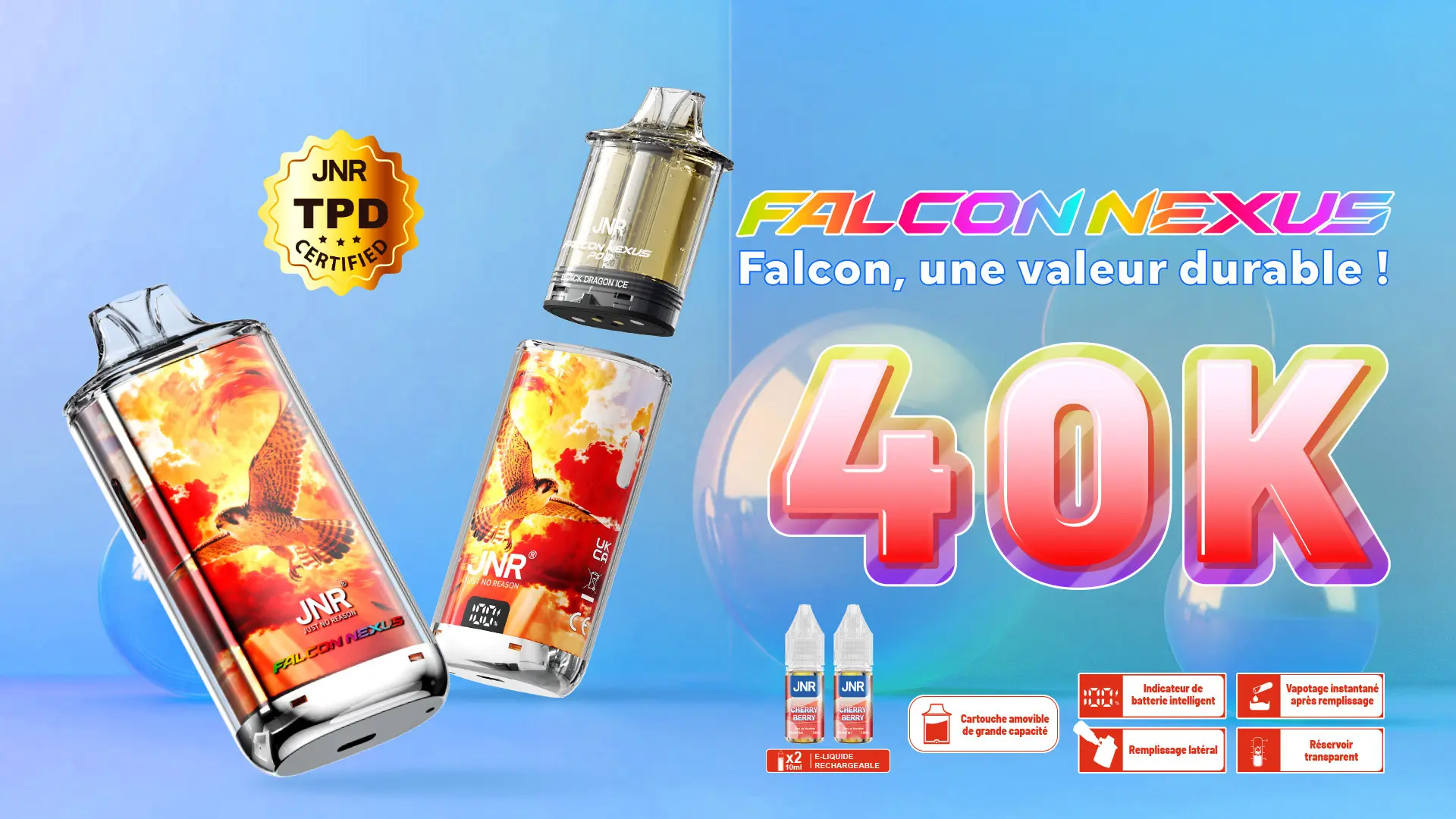 Cartouche vide Falcon Nexus 40K