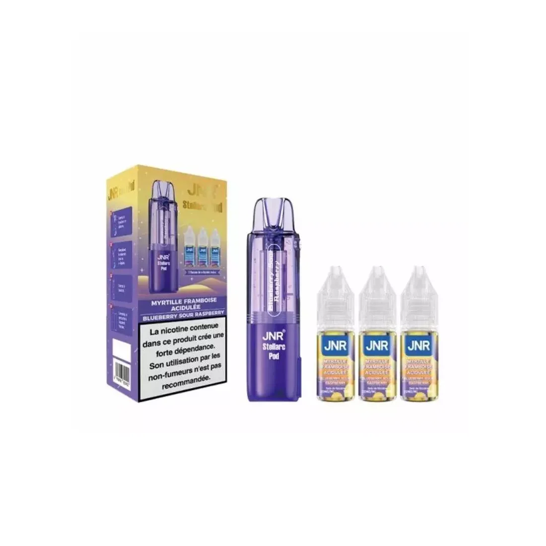 Pod JNR Cartouche Stellarc 50K - JNR Blueberry Sour Raspberry