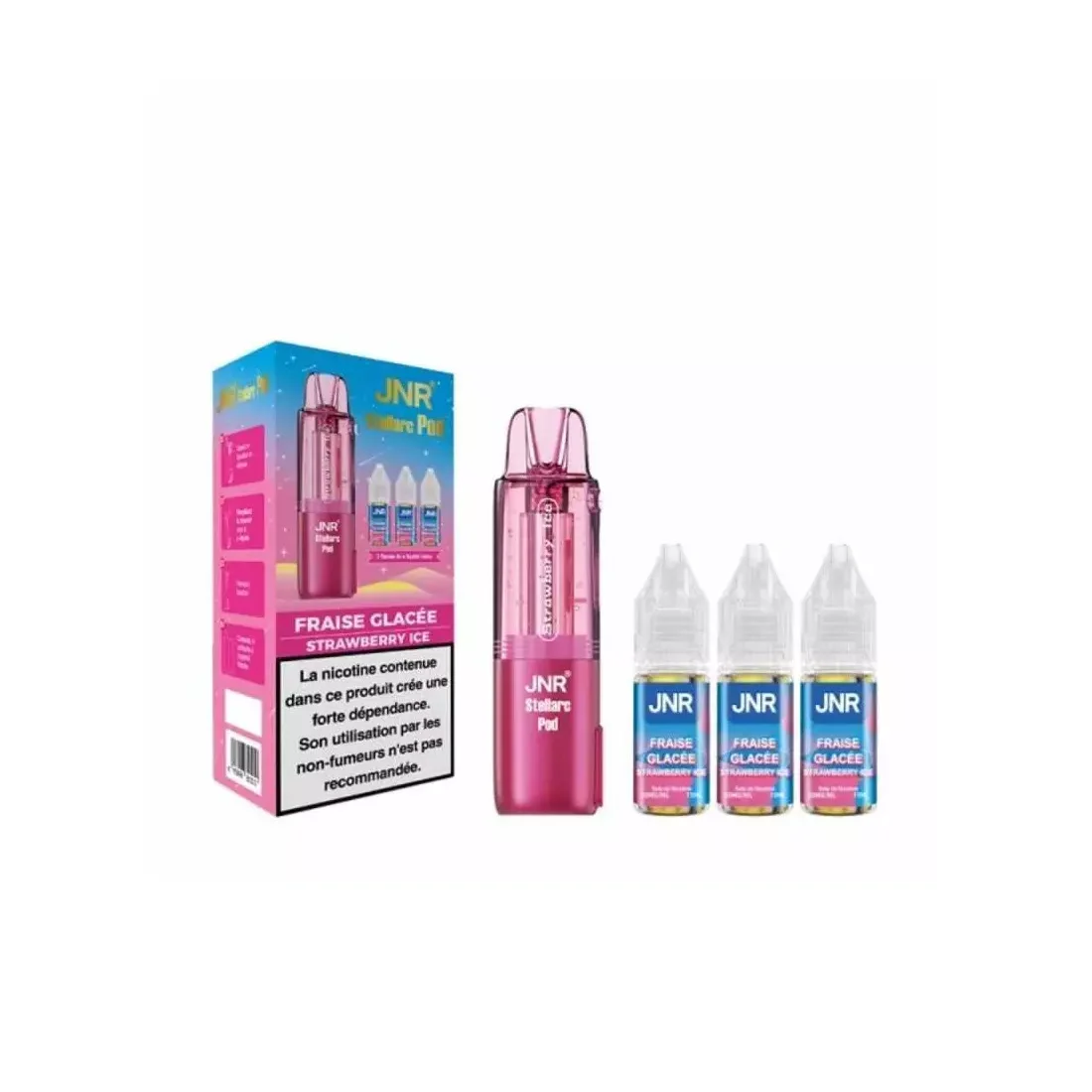 Pod JNR Cartouche Stellarc 50K - JNR Strawberry Ice