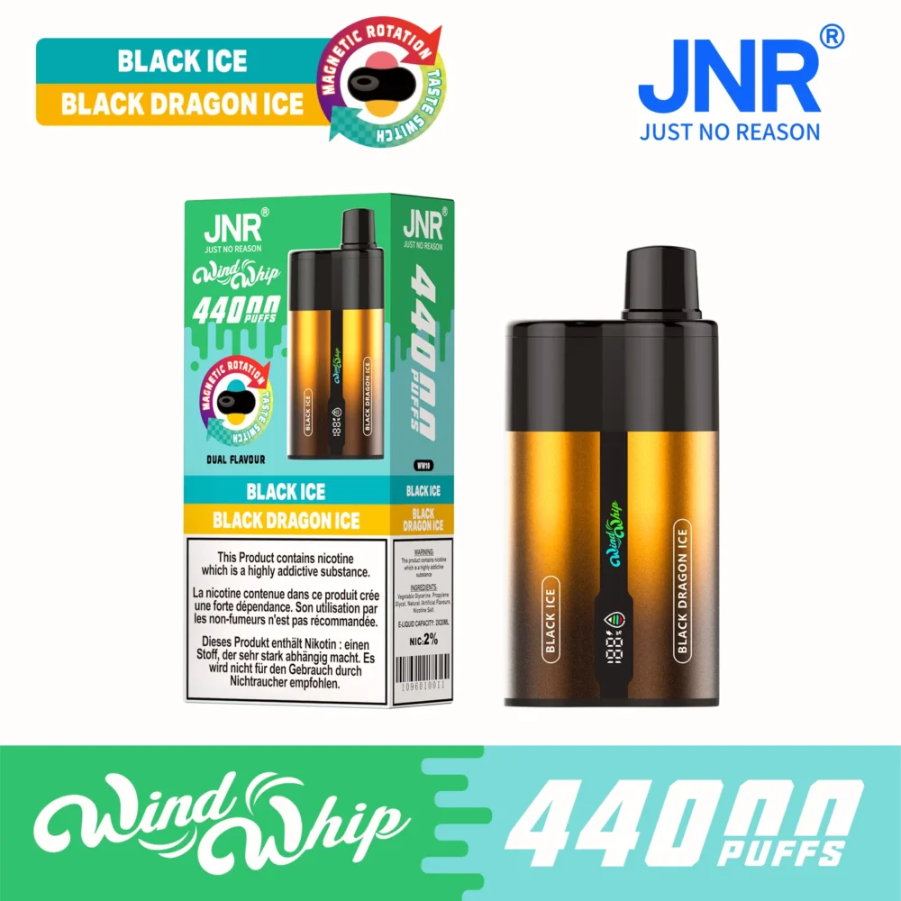 JNR Wind Whip 44K Black Ice & Black Dragon Ice