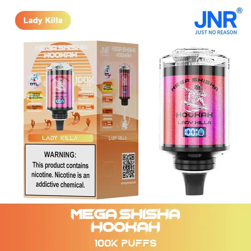 Puff JNR Mega Shisha Hookah 100K Lady Killa