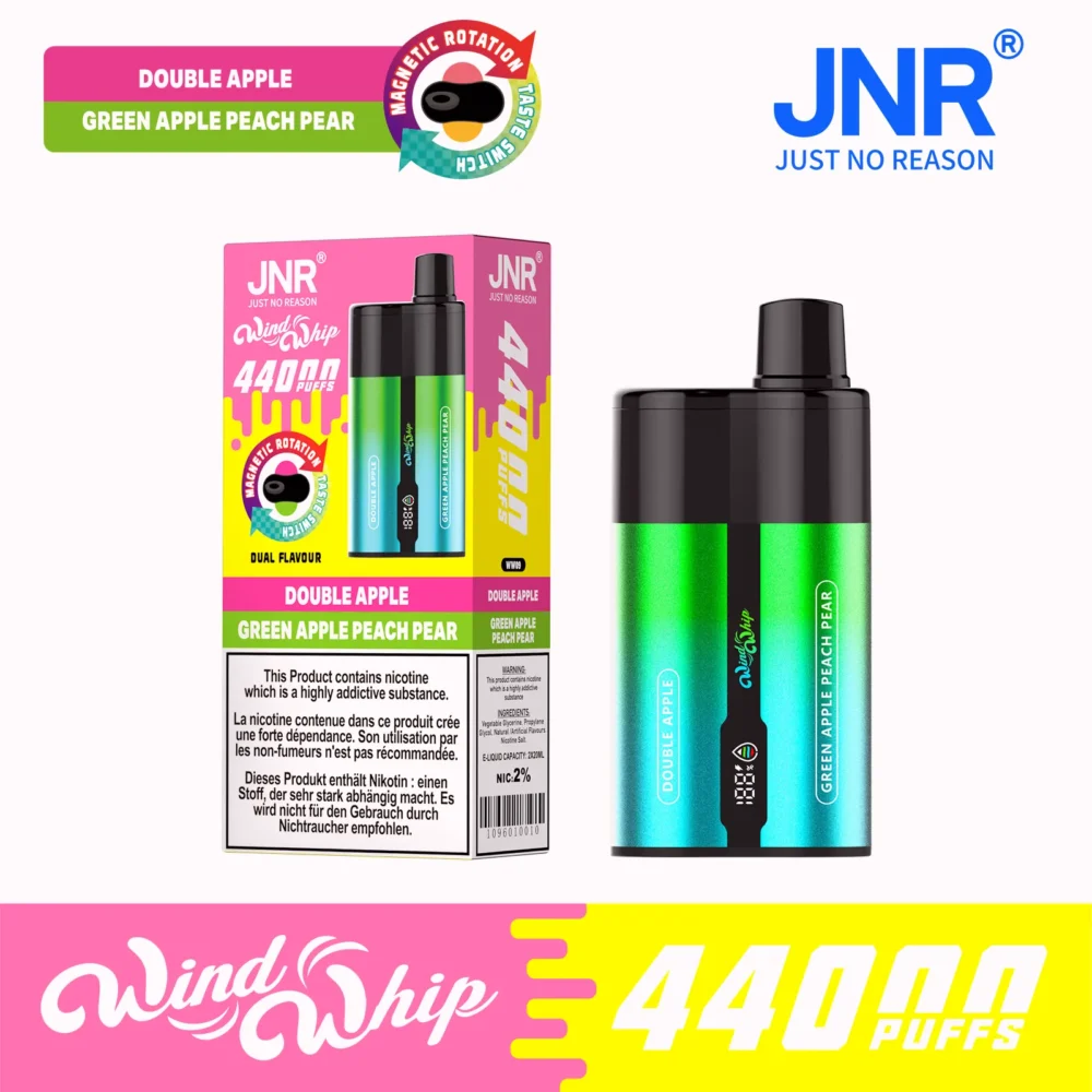 JNR Wind Whip 44K Double Apple & Green Apple Peach Pear