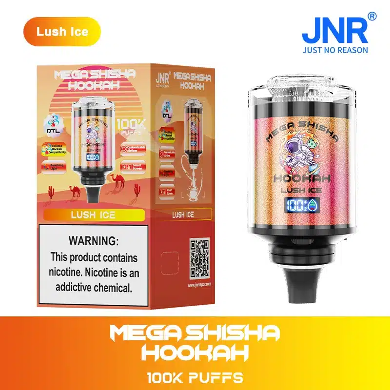 Puff JNR Mega Shisha Hookah 100K Lush Ice