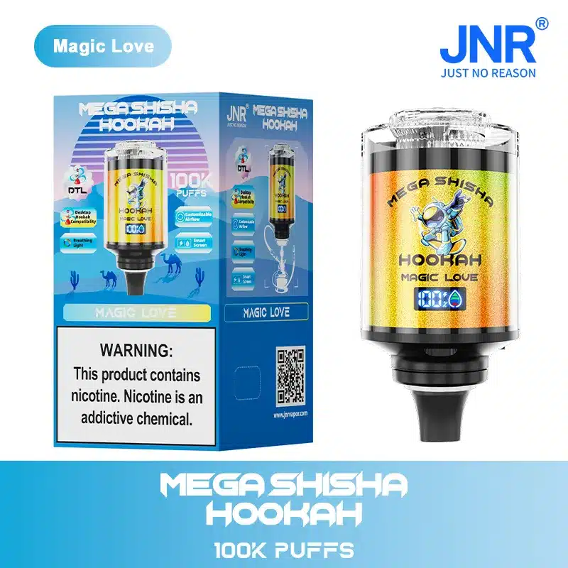 Puff JNR Mega Shisha Hookah 100K Magic Love