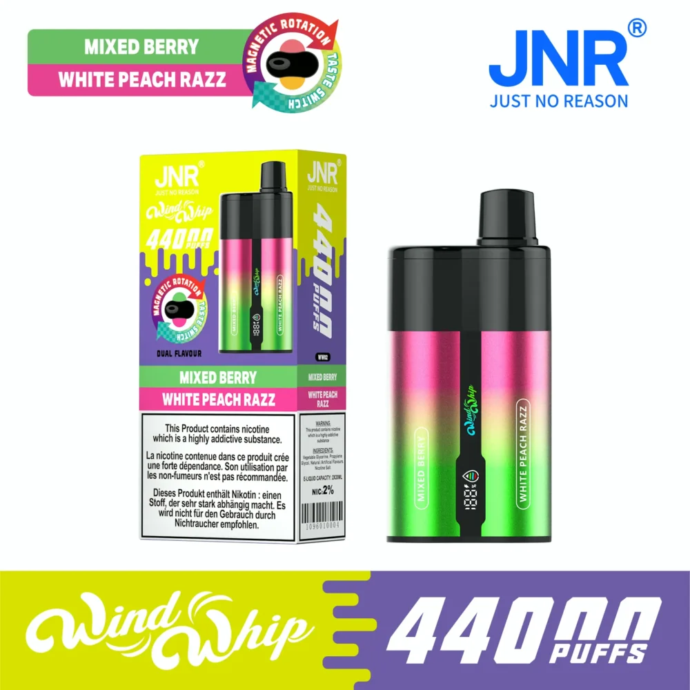 JNR Wind Whip 44K Mixed Berry & White Peach Razz