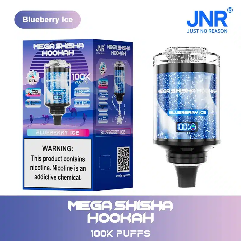 Puff JNR Mega Shisha Hookah 100K Blueberry Ice