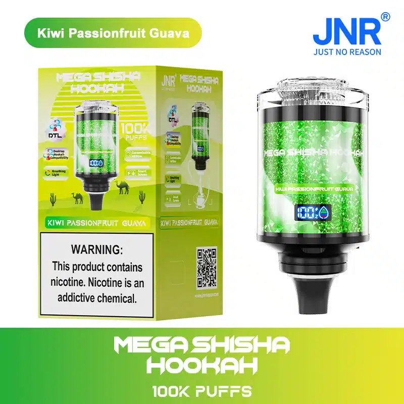 Puff JNR Mega Shisha Hookah 100K Kiwi Passionfruit Guava
