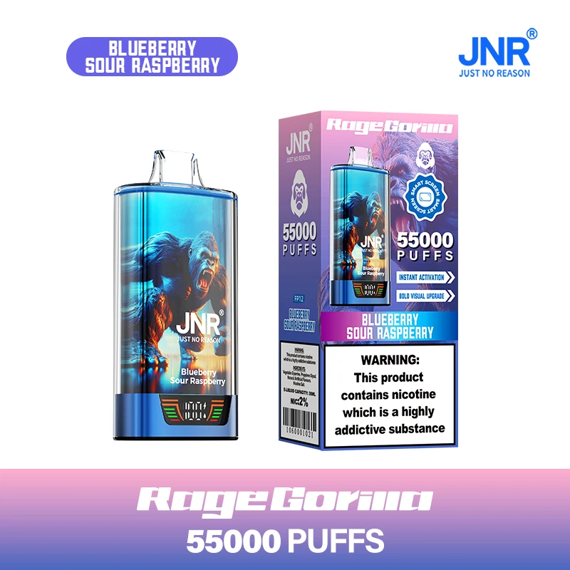 JNR Rage Gorilla 55K Blueberry Sour Raspberry