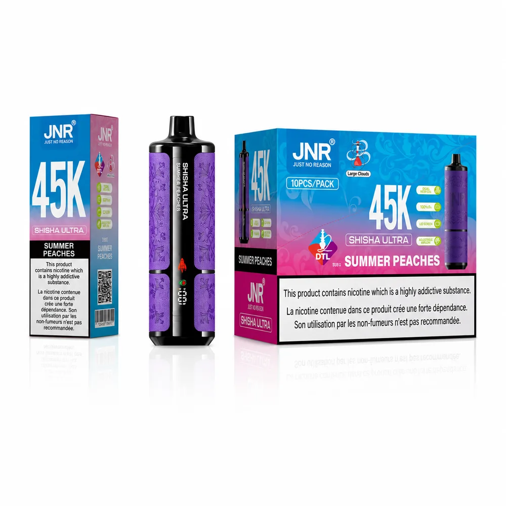 Emballage Puff JNR Shisha Ultra 45K avec code de verification