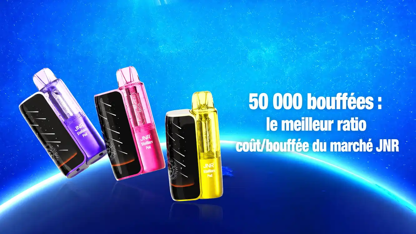 50 000 bouffees : le meilleur ratio cout/bouffee du marche JNR