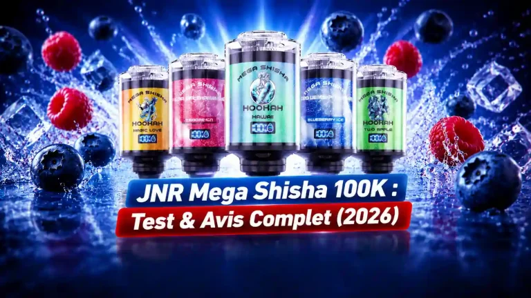 JNR Mega Shisha 100K Test & Avis Complet (2026)