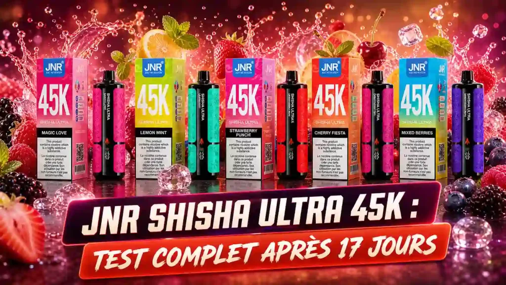 JNR Shisha Ultra 45K : Test & Avis