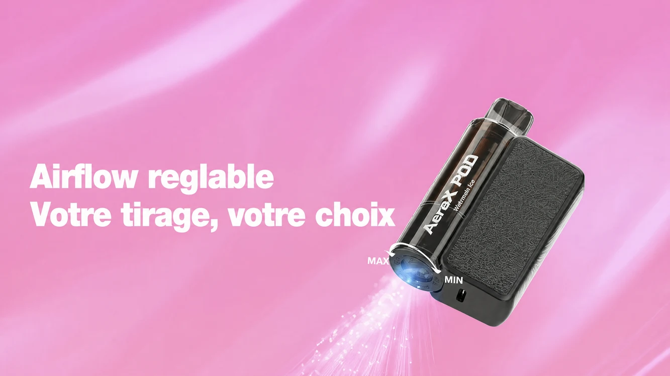 Airflow reglable Votre tirage, votre choix