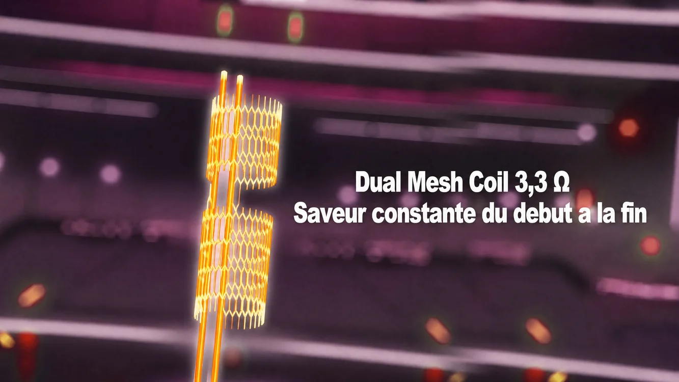 Dual Mesh Coil 3,3 Ω Saveur constante du debut a la fin