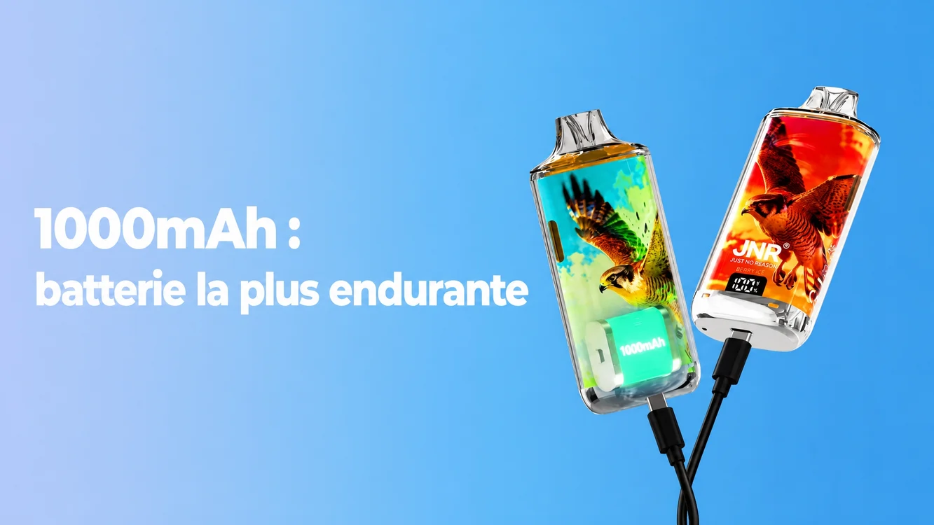 1000mAh : la batterie la plus endurante de la gamme Falcon