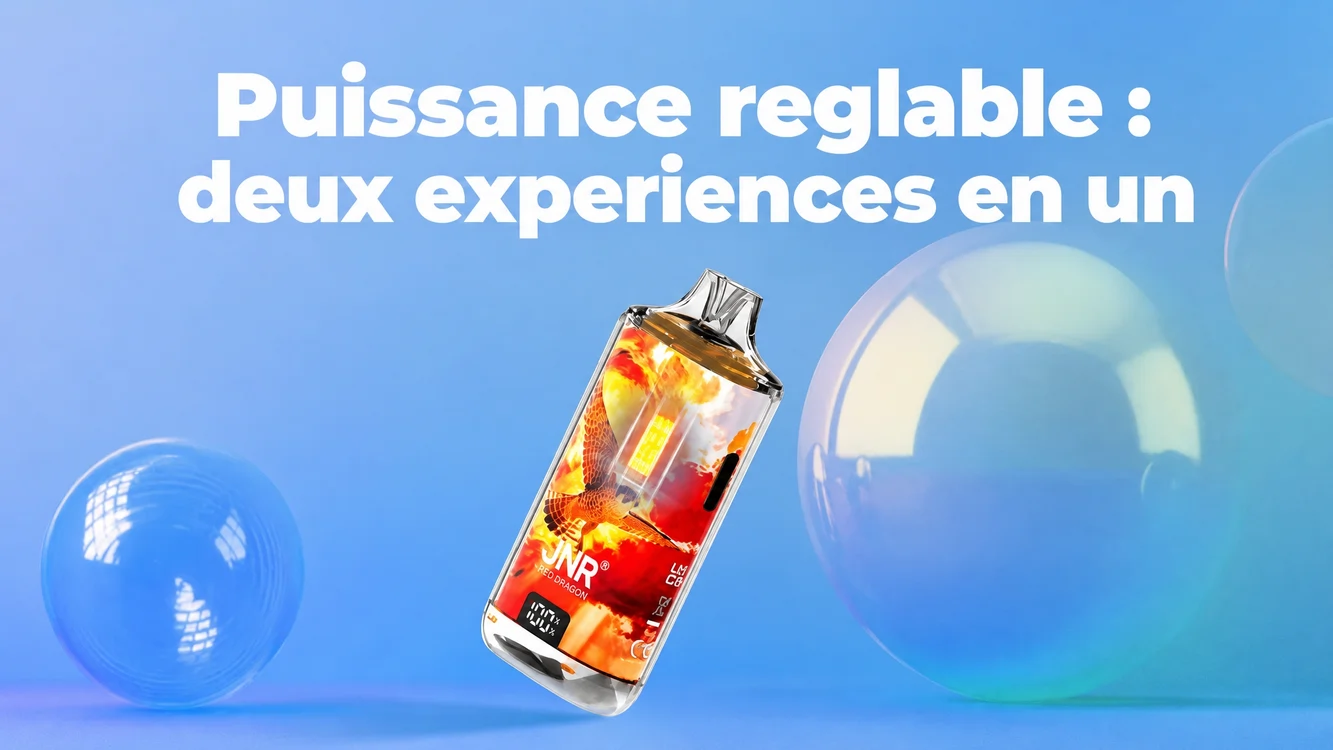 Puissance reglable : deux experiences en un seul appareil