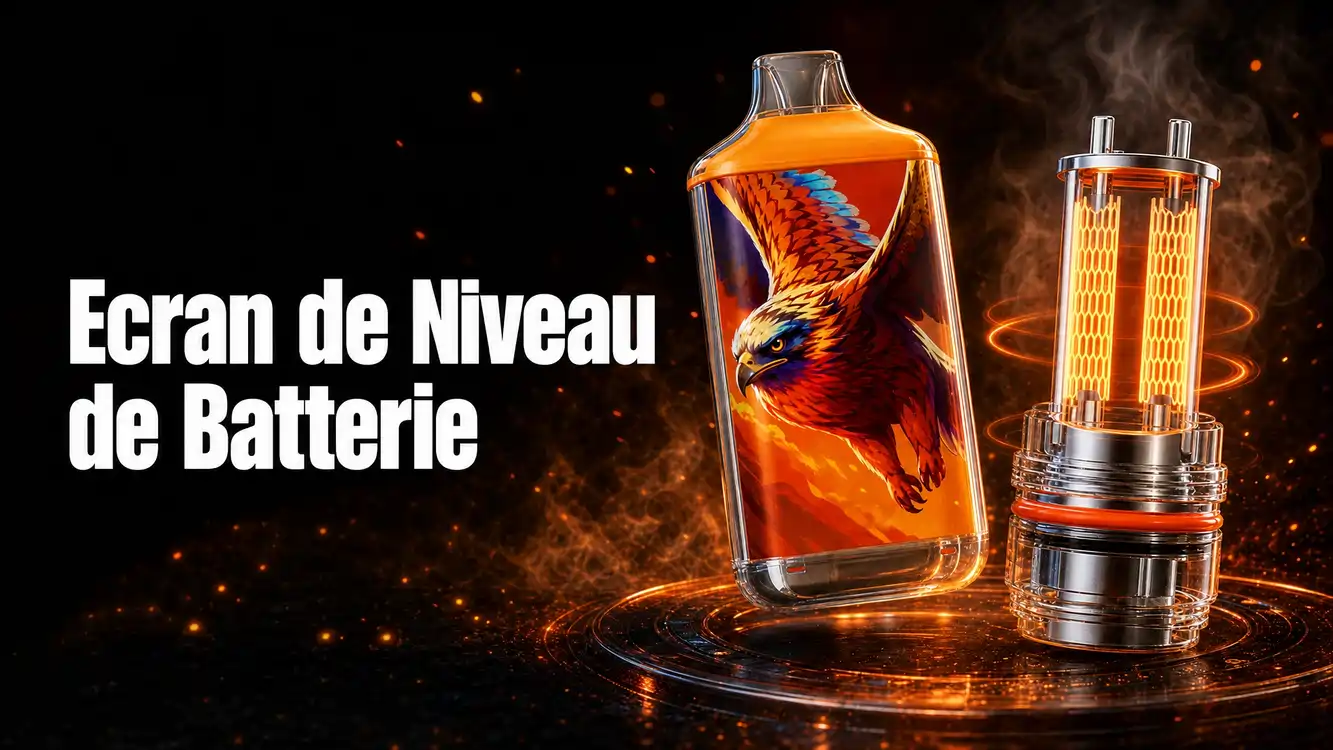Ecran de niveau de batterie