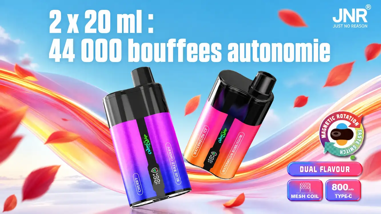 2 x 20 ml : 44 000 bouffees d'autonomie