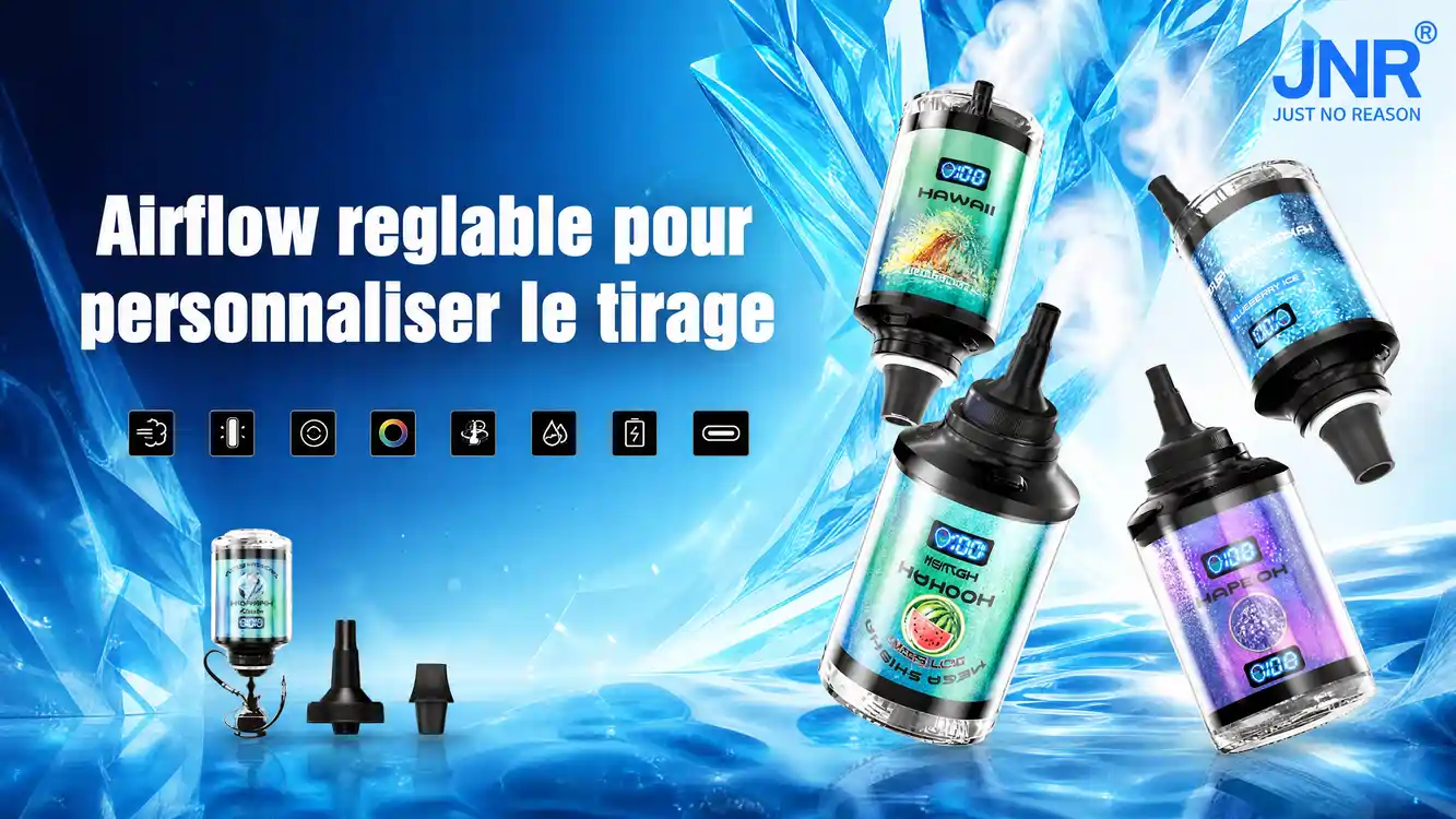 Airflow reglable pour personnaliser le tirage