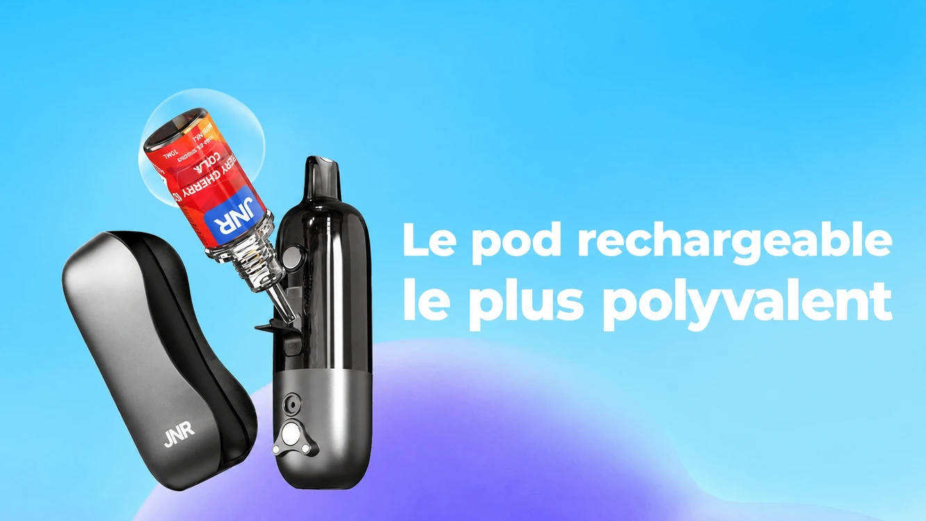 Le pod rechargeable JNR le plus polyvalent a ce prix