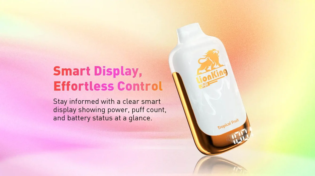 Ecran intelligent : batterie et e-liquide
